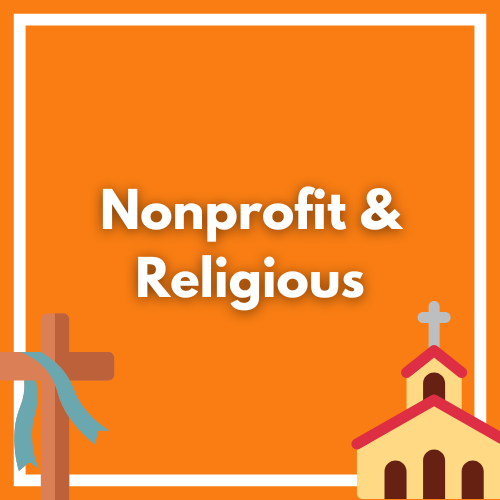 Nonprofit and religious businesses